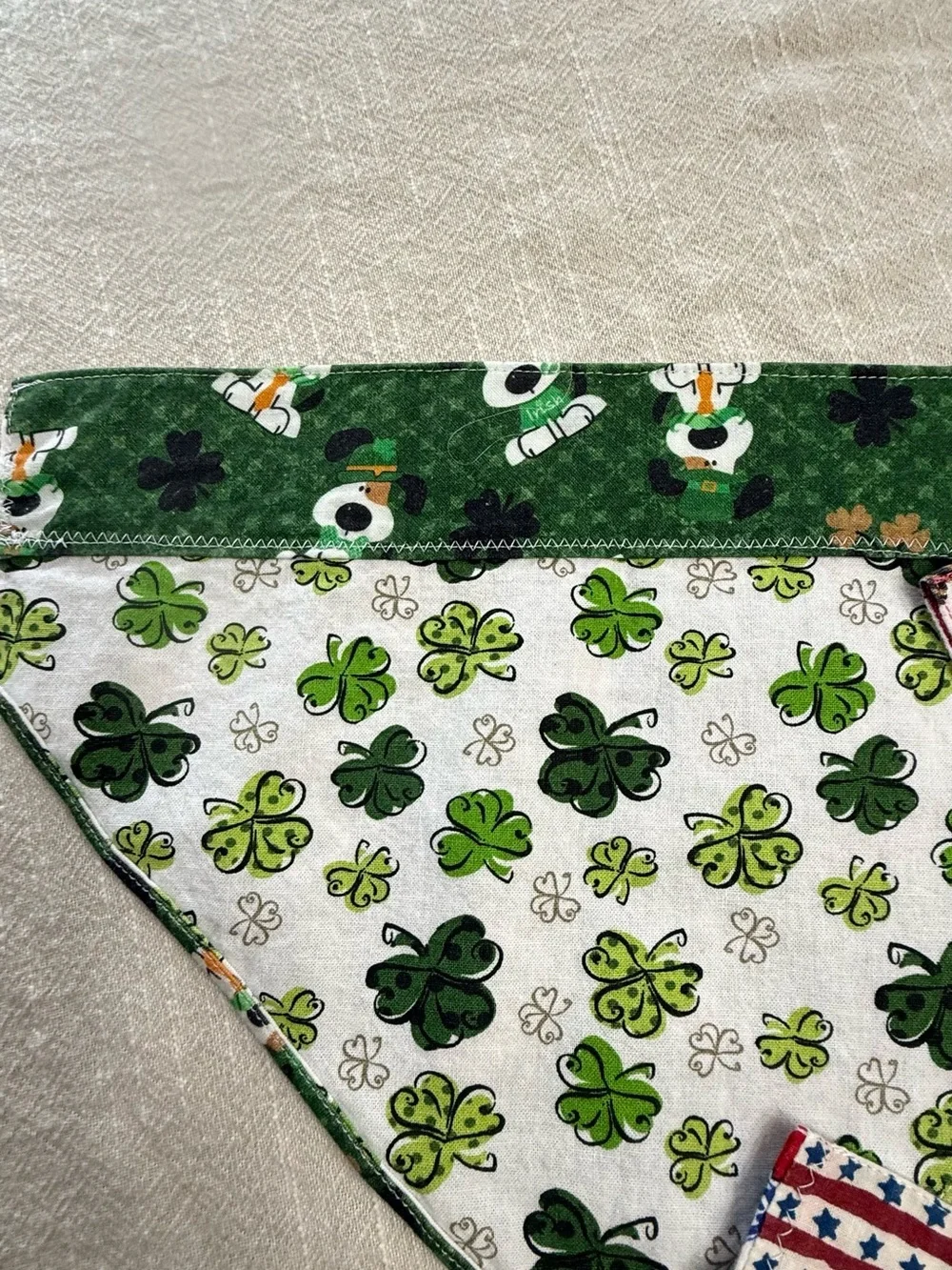 7 total assorted dog bandanas -  Holiday Themed